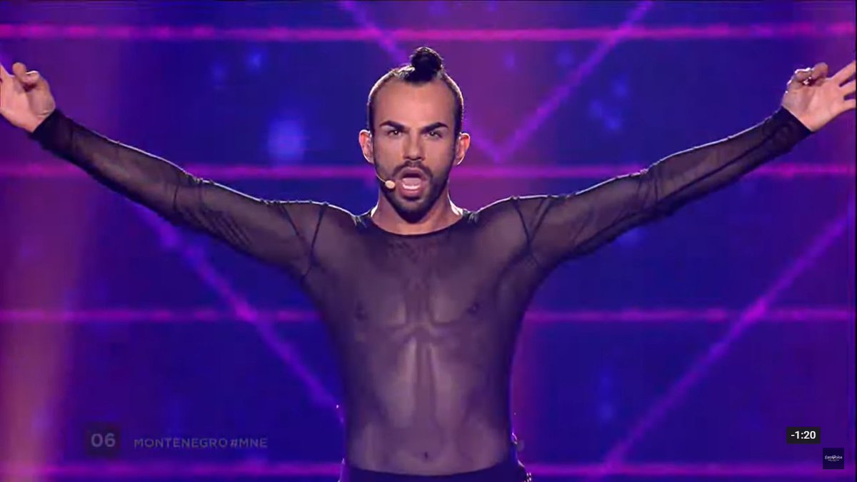 LordOfTheNipple's tweet photo. omg... Khal Drogo? #Eurovision #MNE https://t.co/amlW2dJf5e
