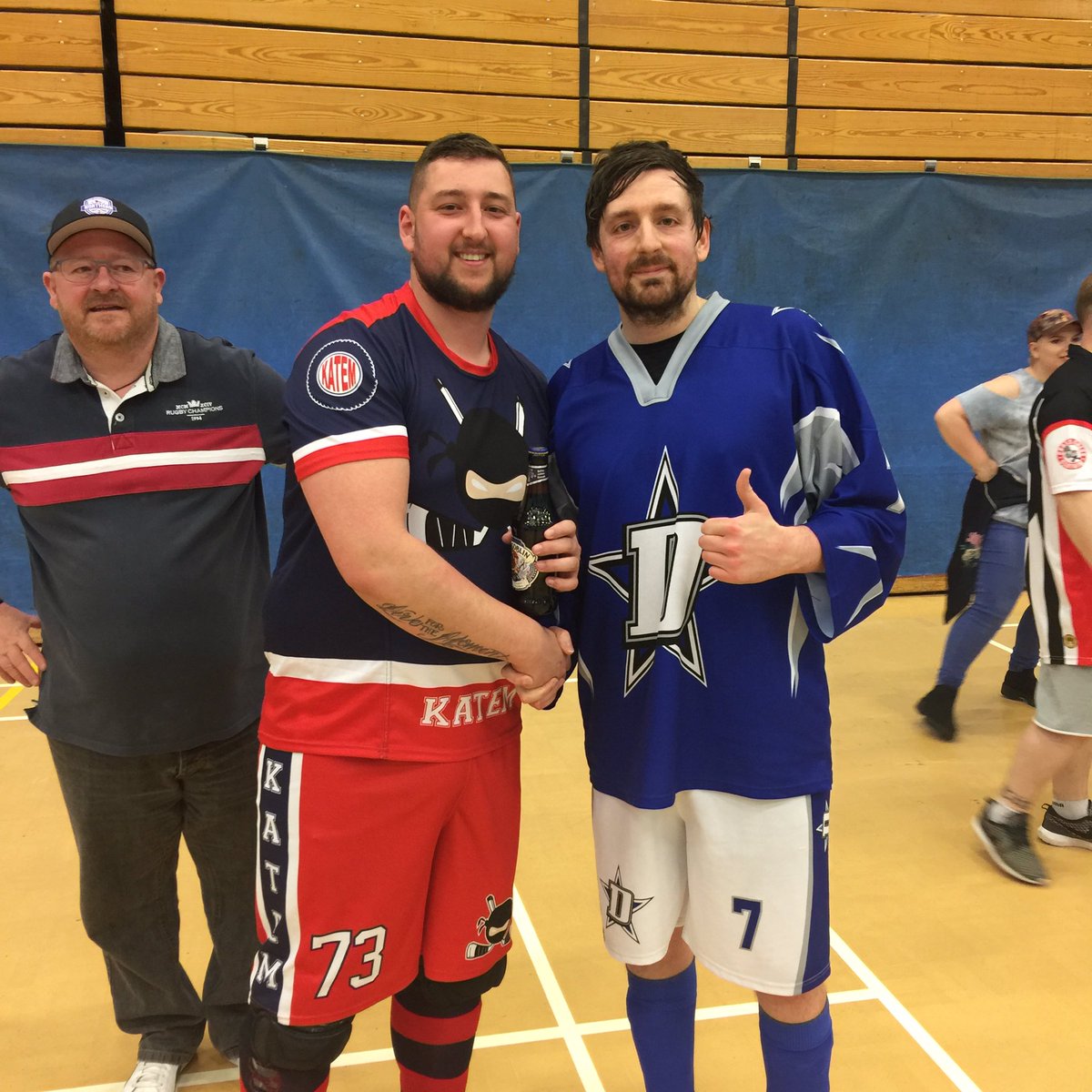 bhuk_nc's tweet photo. 🏆Congratulations to 2016/17 @ballhockeyuk_ Northern Conference Champions - @NinjasBhc 

#ballhockey #champions https://t.co/9mYIXlSWBU