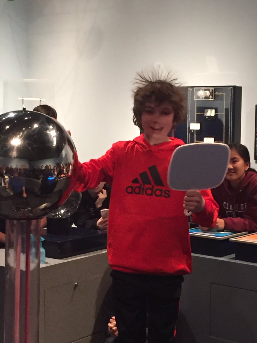 mlledespault's tweet photo. Lucas isn't sure if he likes his new do, but we think he'll wear it to dinner #electrium @OLFMilton https://t.co/XkjyKRRH1I