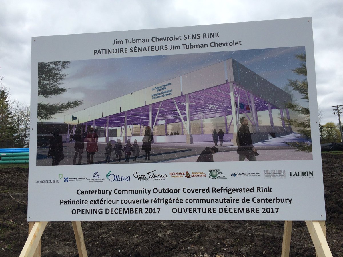 We are very excited to start construction of the new Canterbury Community Outdoor Covered Rink for <a href="/ottawacity/">City of Ottawa</a>  
#Ottawa 
#Construction