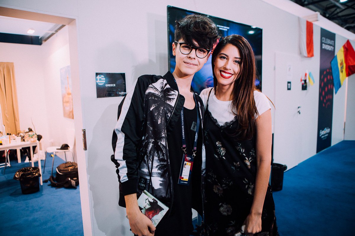 KristianKostov_'s tweet photo. Do it, @Demy_Official ! Good luck tonight! #Eurovision #ESC2017 https://t.co/7IIwzbaPCw