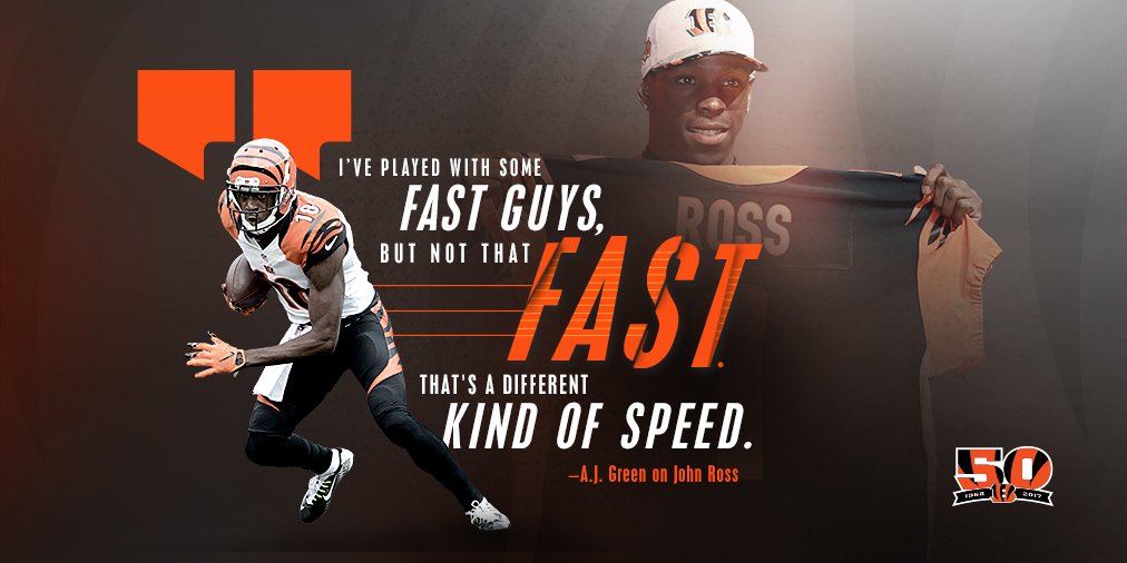 Green likes what he sees from the WRs. #Bengals50  Green eyes speedy recovery 📰: go.bengals.com/2qX13m3 https://t.co/qxUgCnTJNh