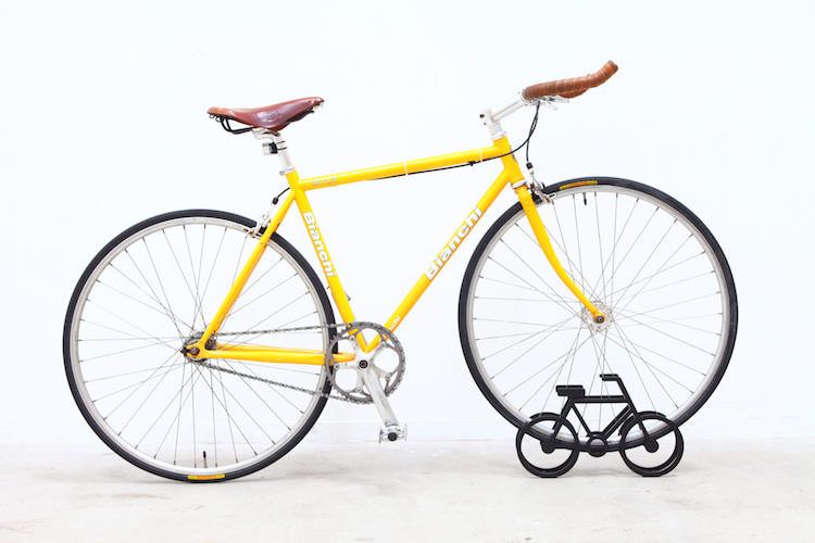 wellbelove's tweet photo. Brilliant: Tiny steel bikes are actually stands for life-size bicycles https://t.co/pYII4Ejod9 https://t.co/HGZVNlnXzg