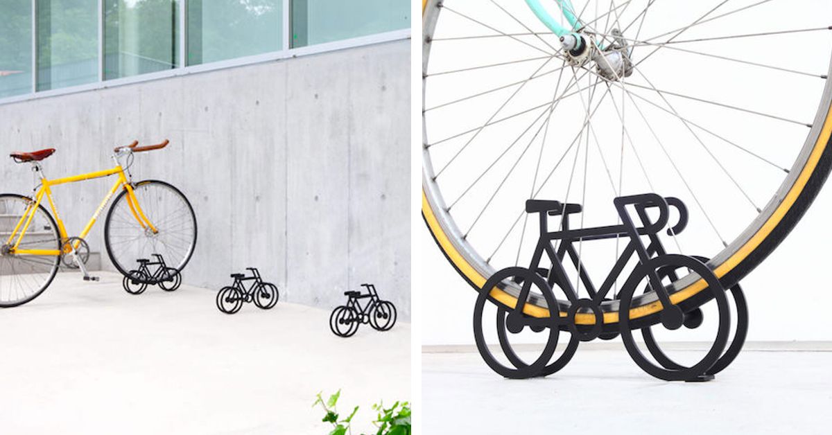 wellbelove's tweet photo. Brilliant: Tiny steel bikes are actually stands for life-size bicycles https://t.co/pYII4Ejod9 https://t.co/HGZVNlnXzg