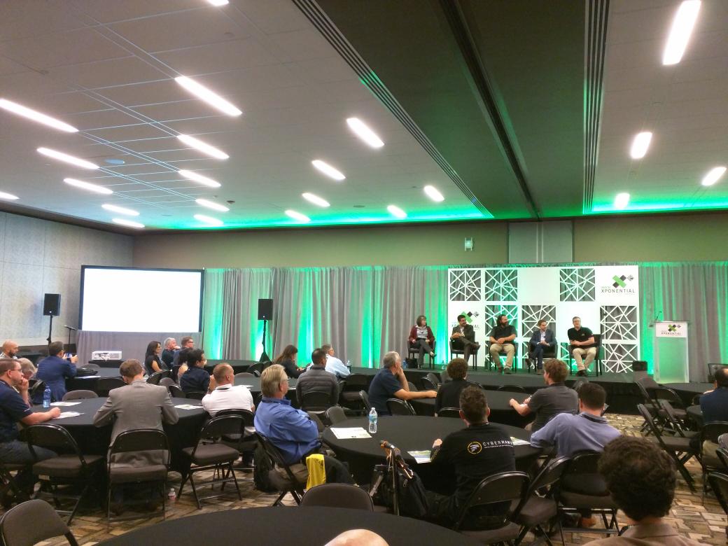 sensefly's tweet image. &quot;Drones are no longer a pipe dream, they&apos;re a reality. It&apos;s all about ROI.&quot; - Marc Cañas, Jacobs. #auvsiXPO