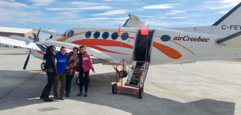 Our volunteers have landed in Moosonee &amp; Moose Factory, ON for another great week of #STEMeducation. Gearing up for #OdySci <a href="/Sci_Od/">Science Odyssey</a> <a href="/Od_Sci/">Odyssée des sciences</a>