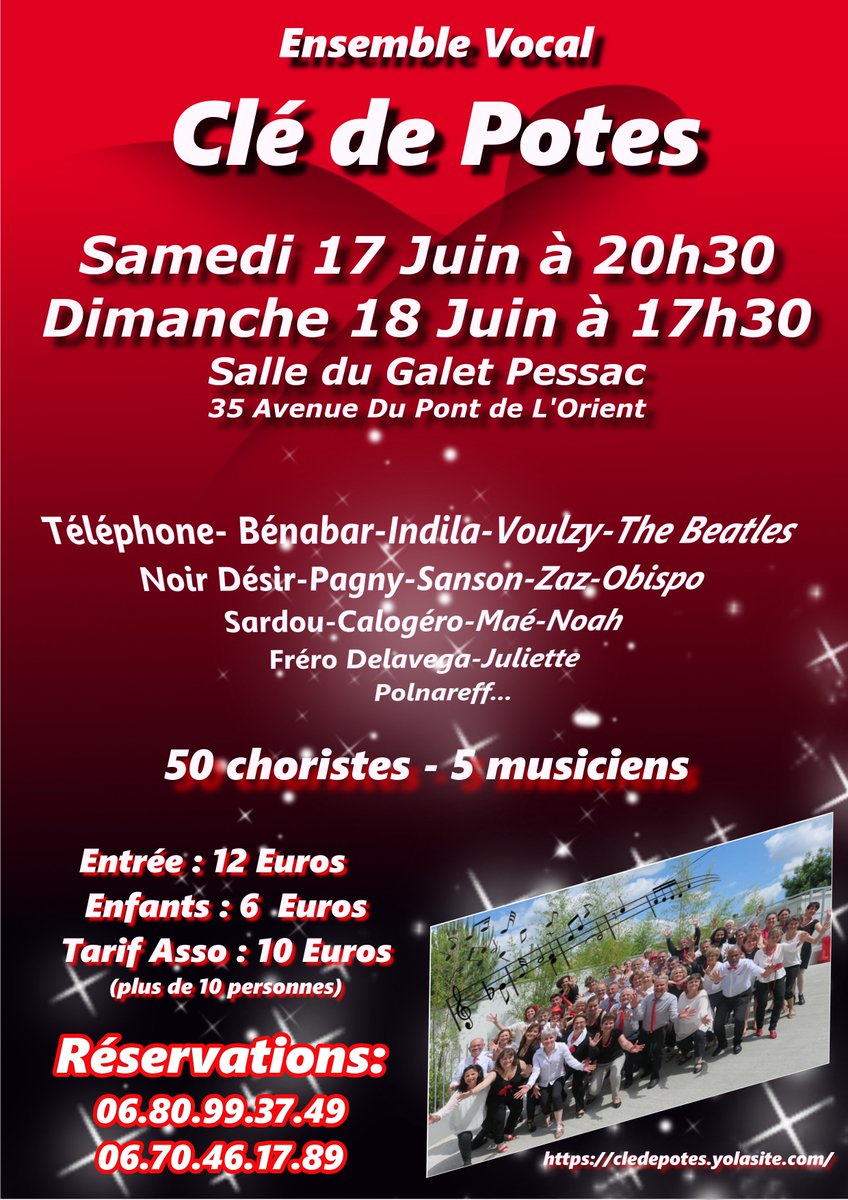 IsabelleDutour's tweet photo. N'hésitez pas à venir nous écouter les 17 ou 18 juin, ambiance chaleureuse garantie ! :)
https://t.co/7XdeoMsIgx https://t.co/9SqOhFlrbB