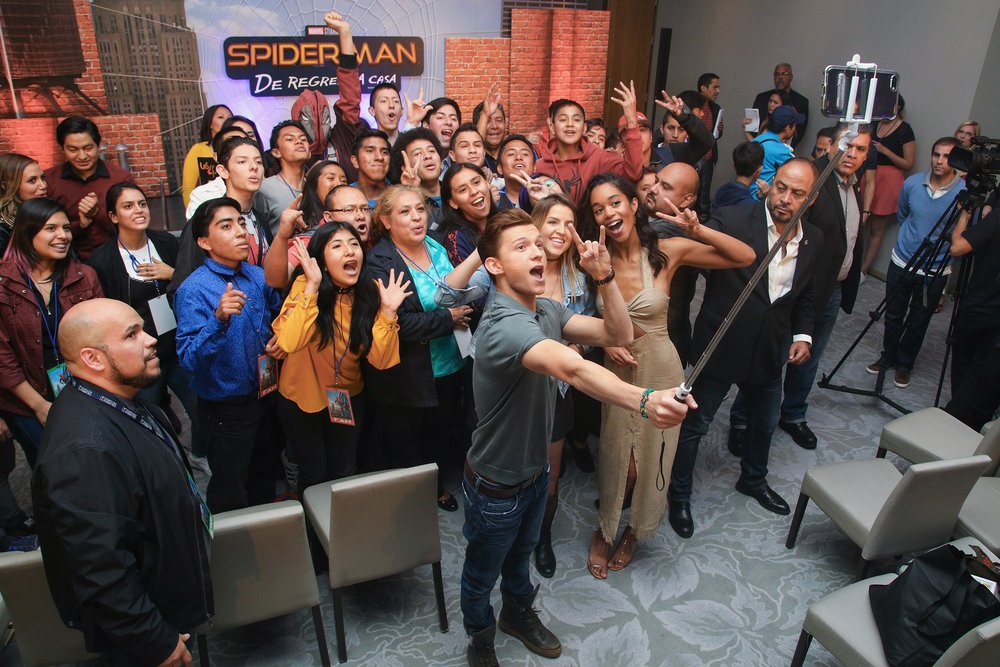 SpiderManMovie tweet picture