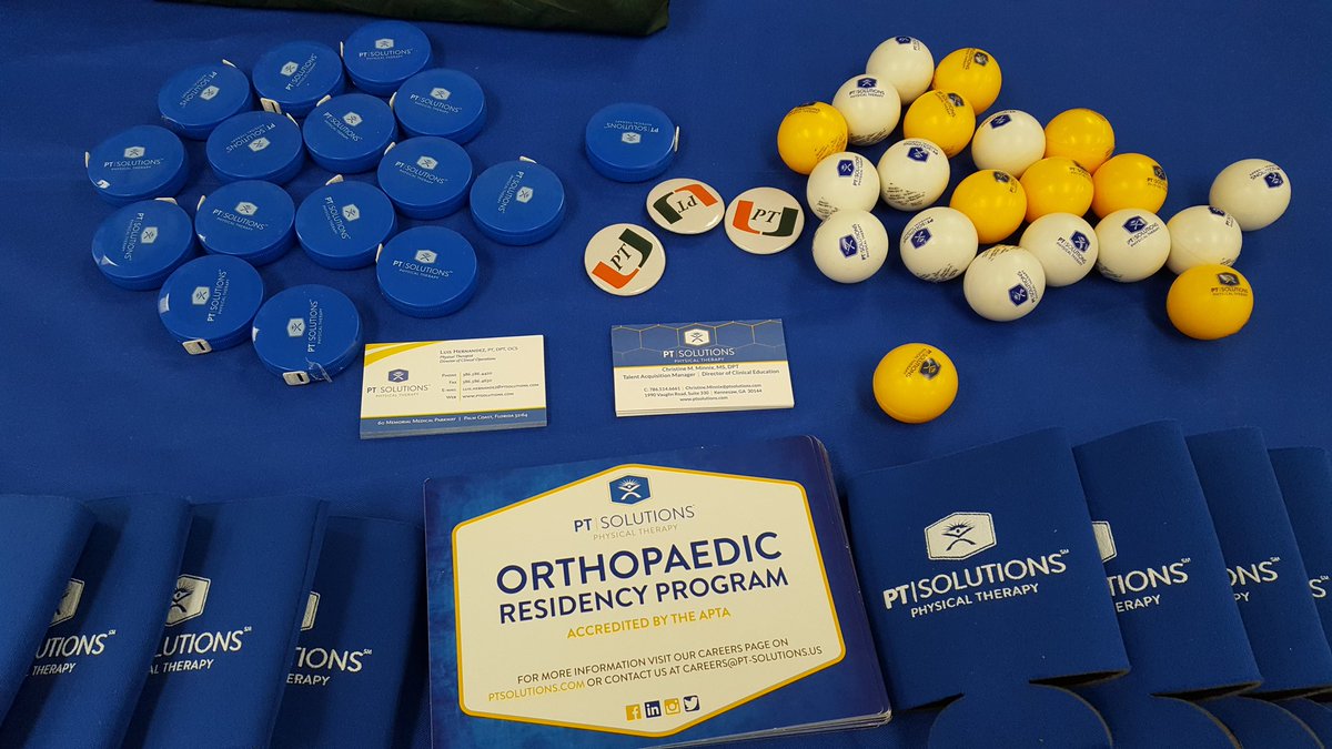 PTSRecruiter's tweet photo. Always a great time @univmiami! Looking forward to meeting the newest DPT's! #PTSfam #DPT #GetPT1st #PTSolutions https://t.co/XyI51oQlH4