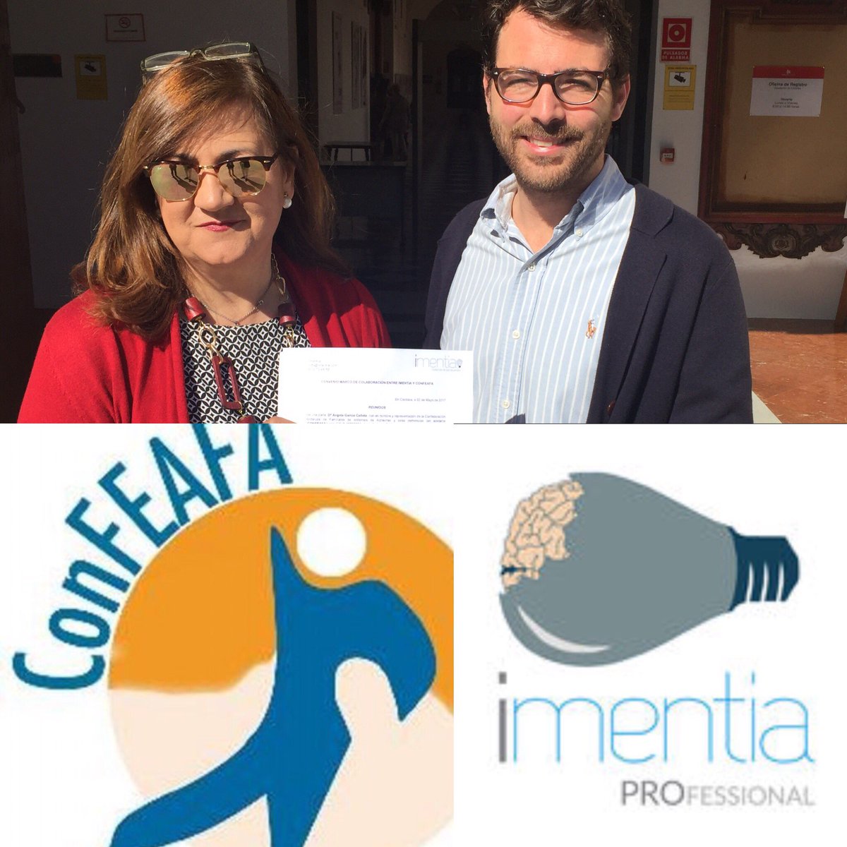Nos complace presentar el acuerdo entre <a href="/ConFEAFA/">Confederación Andaluza de Alzheimer</a> e <a href="/imentiapp/">Imentia</a> para que las #afas puedan disfrutar de #estimulacioncognitiva  #Alzheimer