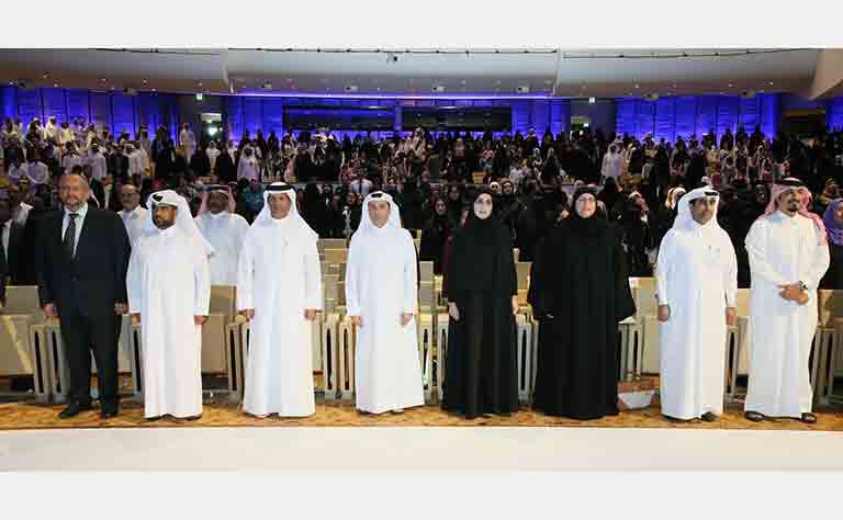 سعادة صالح بن نصرة يشارك في الحفل الختامي لمشروع #تحدي_القراءة_العربي والذي اقامته وزارة التعليم بدولة #قطر @MOFAUAE