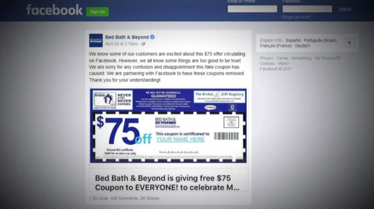 Authorities put out the warning after #MothersDay #coupon scam hits #socialmedia and the internet <a href="/Telemundo51/">Telemundo51</a> <a href="/CarolinaNT51/">Carolina Novoa Arias</a>