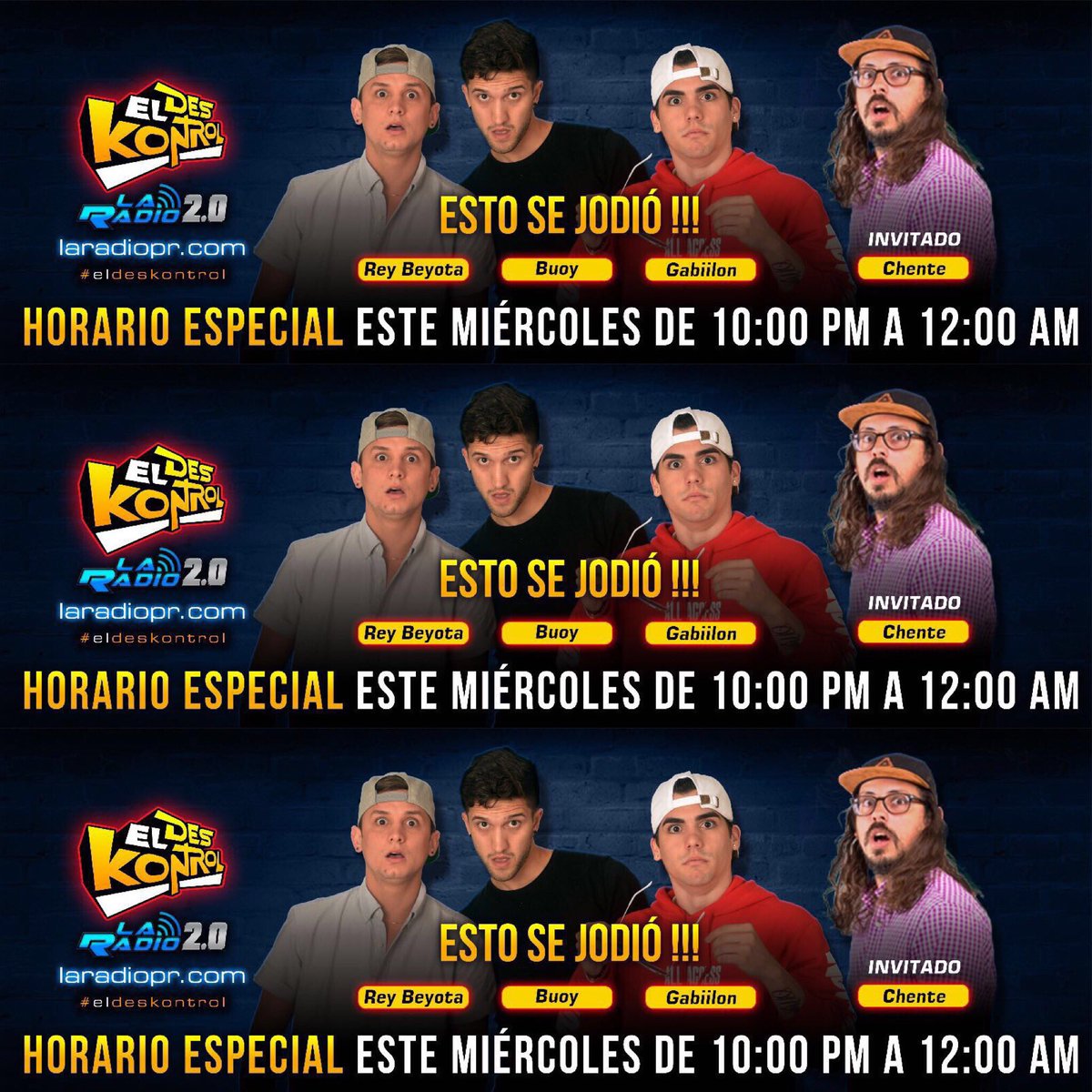 EDeskontrol's tweet photo. Mañana MIÉRCOLES 10PM! https://t.co/98i2Kd0wdC