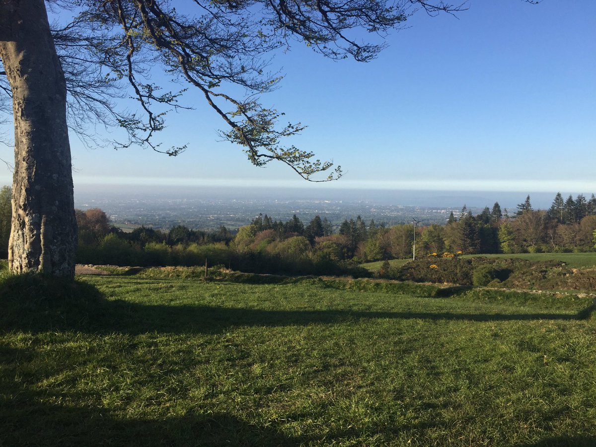_gregw's tweet photo. Great view from #Kilakee 375m up out over #Dublin. 8km @ 4% average. Chilly 5ยฐ despite the sunshine. ๐ด๐ฝon! https://t.co/9dWpVoTMxc
