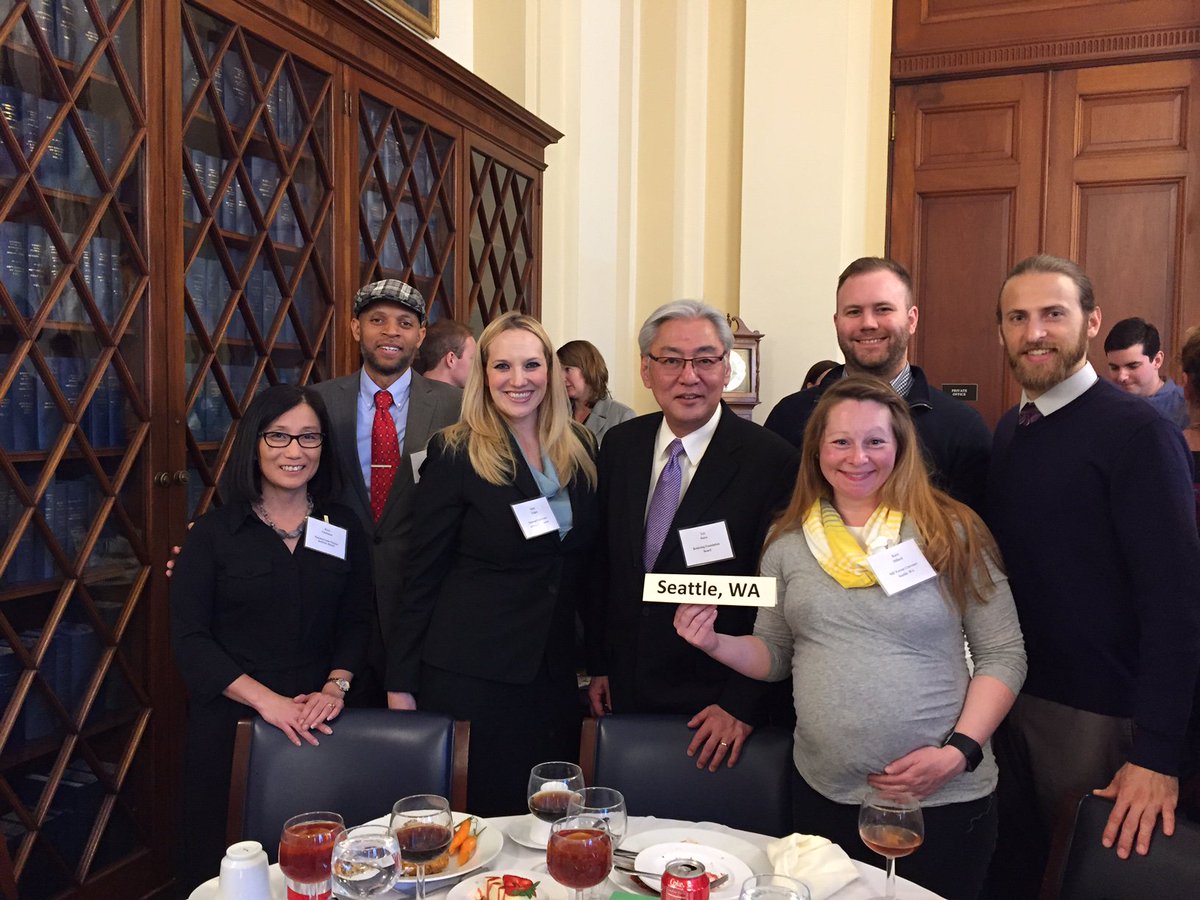 karadillard's tweet photo. Sharing the benefits of #deliberation in Seattle w/ @NPR, @RepAdamSmith's office, #NCSL, @LesIharajr, &amp; @KetteringFdn &amp; @NIForums #APV2017 https://t.co/yJMoFaffGg