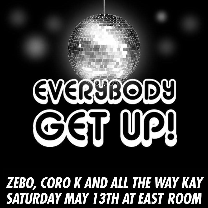EastRoomChicago's tweet image. SATURDAY #EverybodyGetUp is back with @DJzebo Coro K and @AllTheWayKay on deck! Disco, House and good music all night.