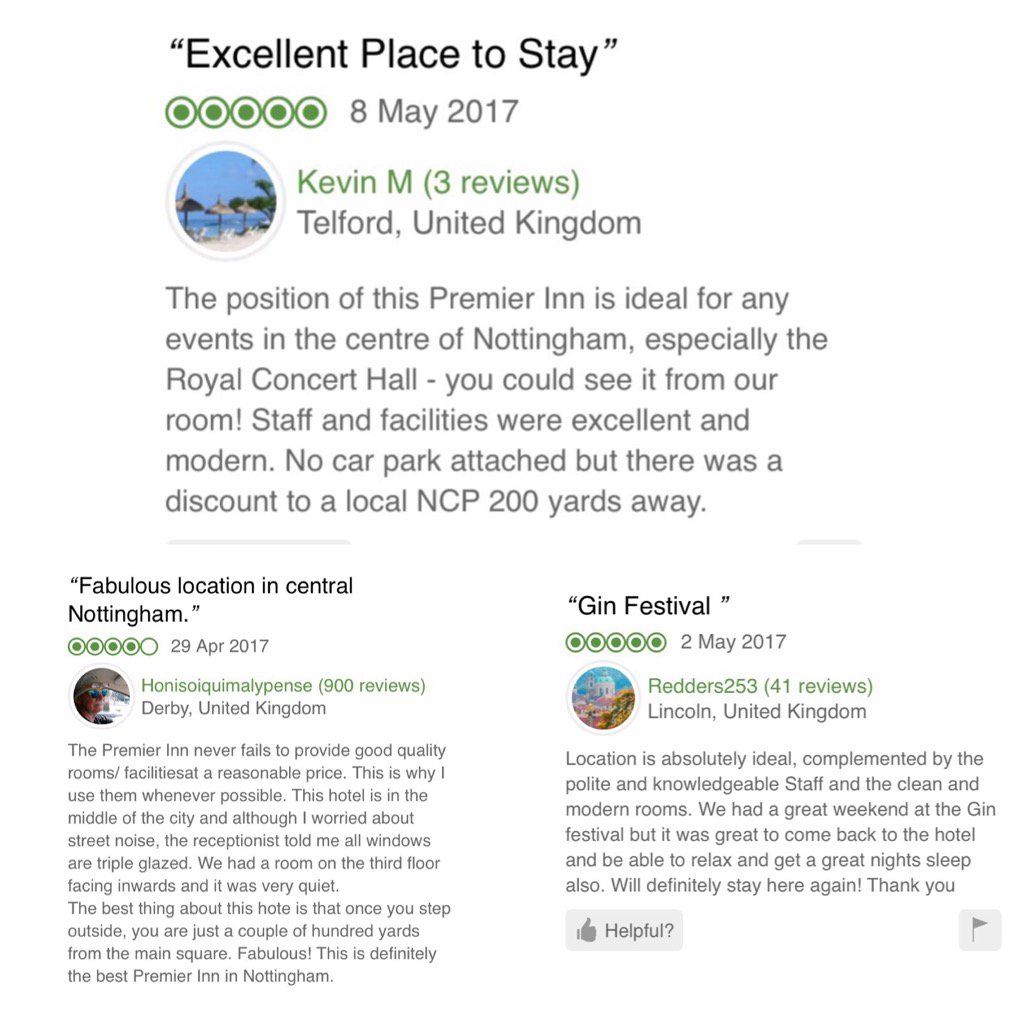 Couple of recent reviews left on TripAdvisor ⭐️⭐️⭐️⭐️⭐️ <a href="/Sheffield_PI/">Alison Pickering</a> <a href="/Eastmids_solus/">East Midlands Solus</a> <a href="/SDEBDD/">simon ewins</a> #number1nottsteam