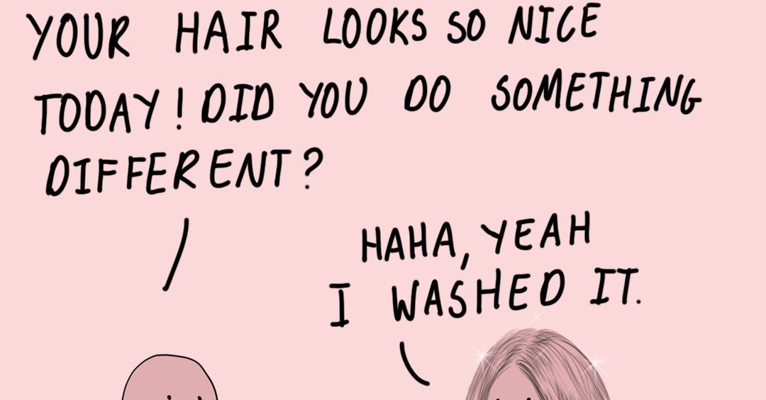 BuzzFeed's tweet photo. 18 things you'll understand if you hardly wash your hair https://t.co/QoSB2e8b07 https://t.co/HLLsodEQ5H