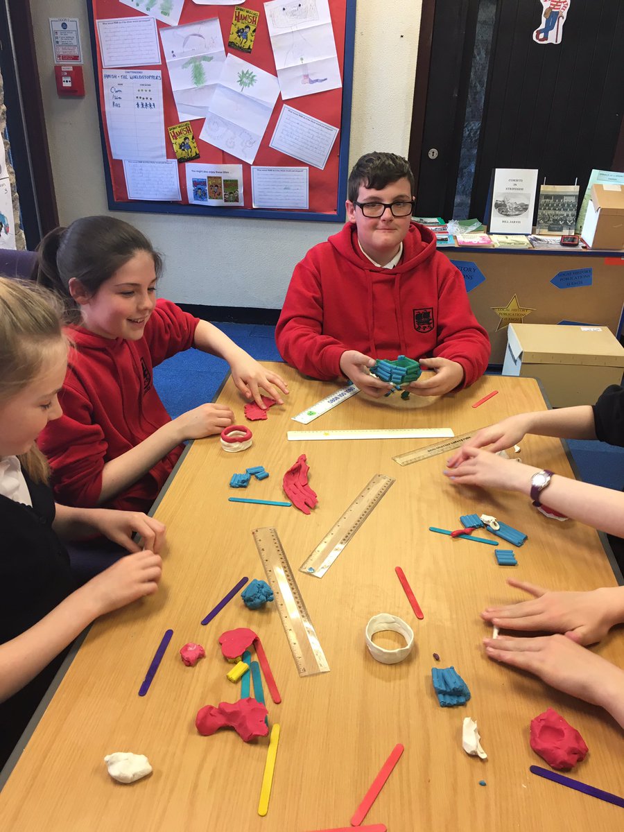 BPS_P7B's tweet photo. Pottery workshop at the library today...it was great fun!!! https://t.co/fJ5f9cjQp7