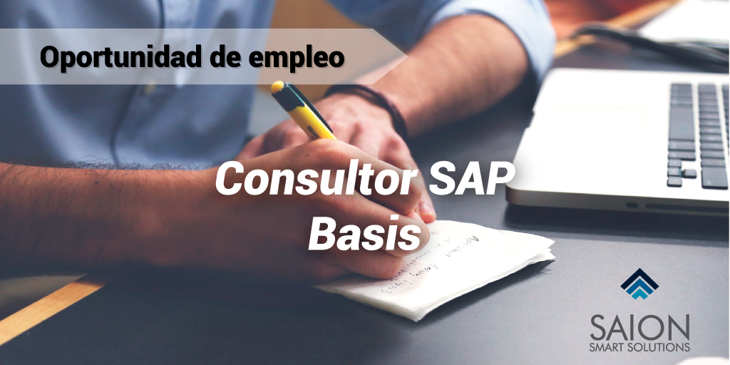 SAIONSmart's tweet photo. Buscamos #Consultor #SAP #Basis, con 3 años de experiencia para Bogotá. Más info https://t.co/5kOfm1iAcI  @EmpleoSAP @hubbon_co @EmpleosTI https://t.co/RN9Mm6yk6f