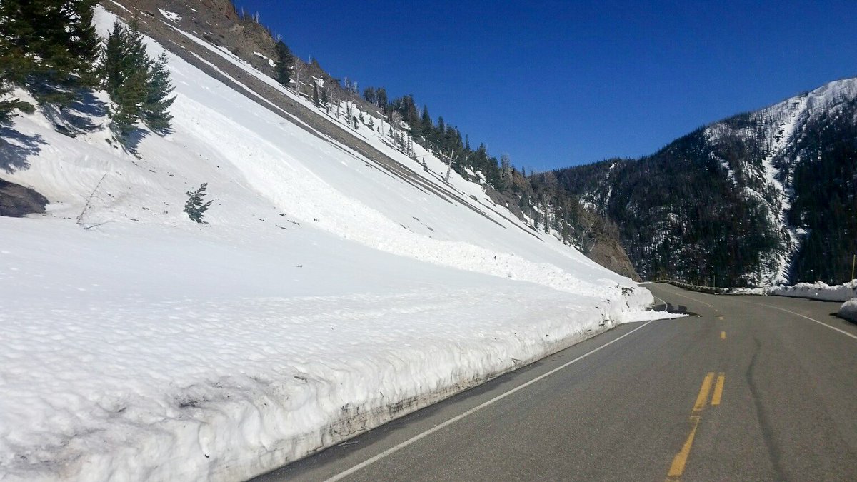 A wet slide along Sylvan Pass.