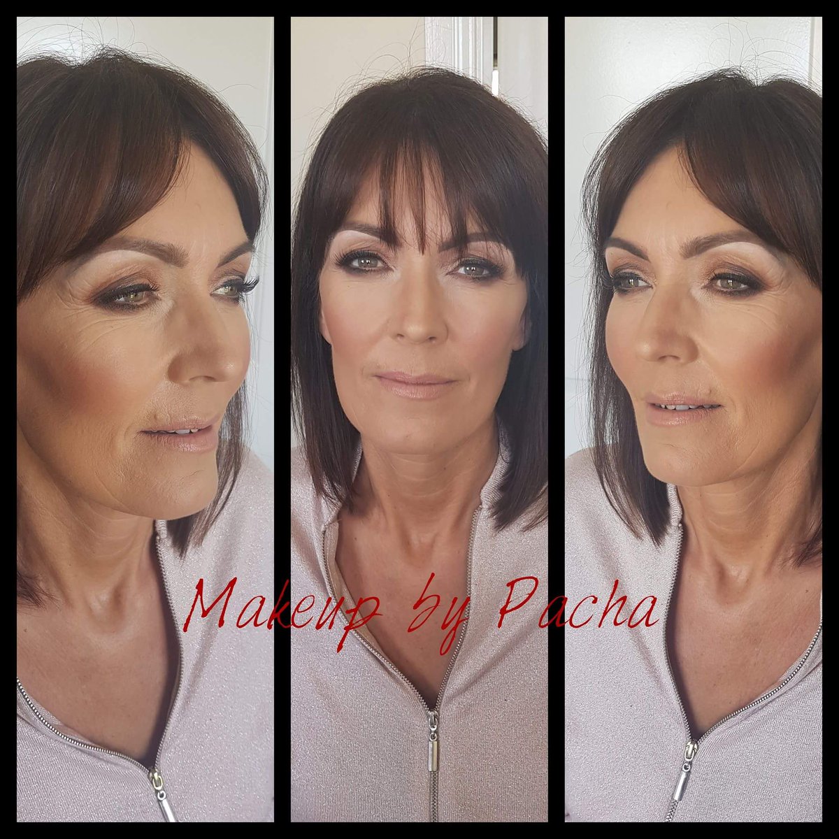 makeupbypacha's tweet photo. These colours suited Tracey so well! Warm earthy tones on her eyes taken mainly from the ABH modern renaissance pallette. #makeupbypacha https://t.co/MPi2HGYwZA