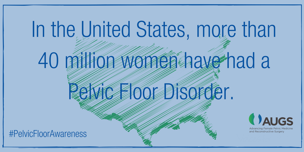urogynsociety's tweet photo. SHARE w/ your patients: In the United States, more than 40 million women have had a #PelvicFloorDisorder. https://t.co/o8aT1d1vbX https://t.co/KtdUrxTqJD