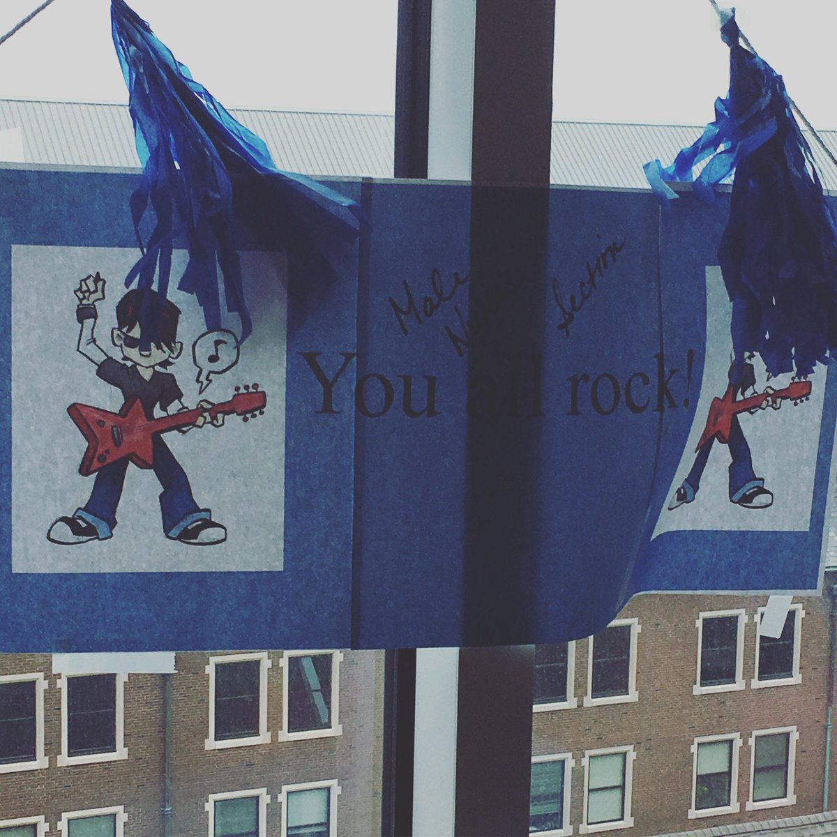 imchrisdonaghey's tweet photo. A necessary "Male Nurse Section" in the #RileyCancerCare inpatient celebration. #RileyRNsRock #NursesWeek2017 @MenInNursing https://t.co/DJSdmcAl7U