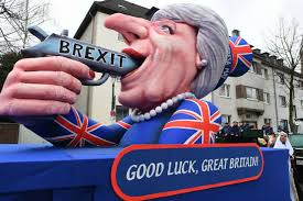 EUflagmafia's tweet photo. Is it me, or does that German built #AntiBrexitFloat outside the BBC look really Strong and Stable ? #TheresaMayFloat #StrongAndStable https://t.co/8q6EoYz4CO