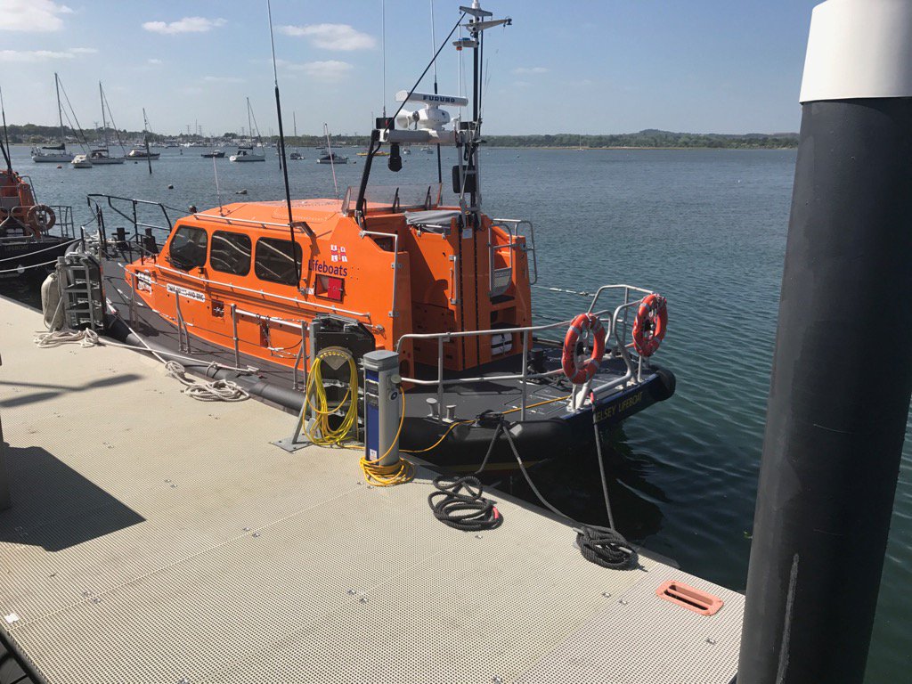 Selsey Lifeboat at Poole today.