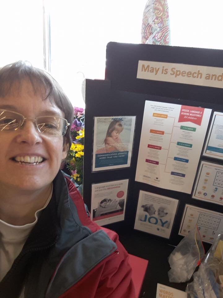 speechhearbc's tweet photo. Raising awareness of Speech & Hearing issues in Safeway Williams Lake thanks to Julia Hodder #mayspeak #mayhear https://t.co/uNvcdWNnxp