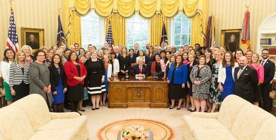 It was an honor to welcome the Teachers of the Year to the WH last month. Today, we honor and thank all teachers! #NationalTeachersDay