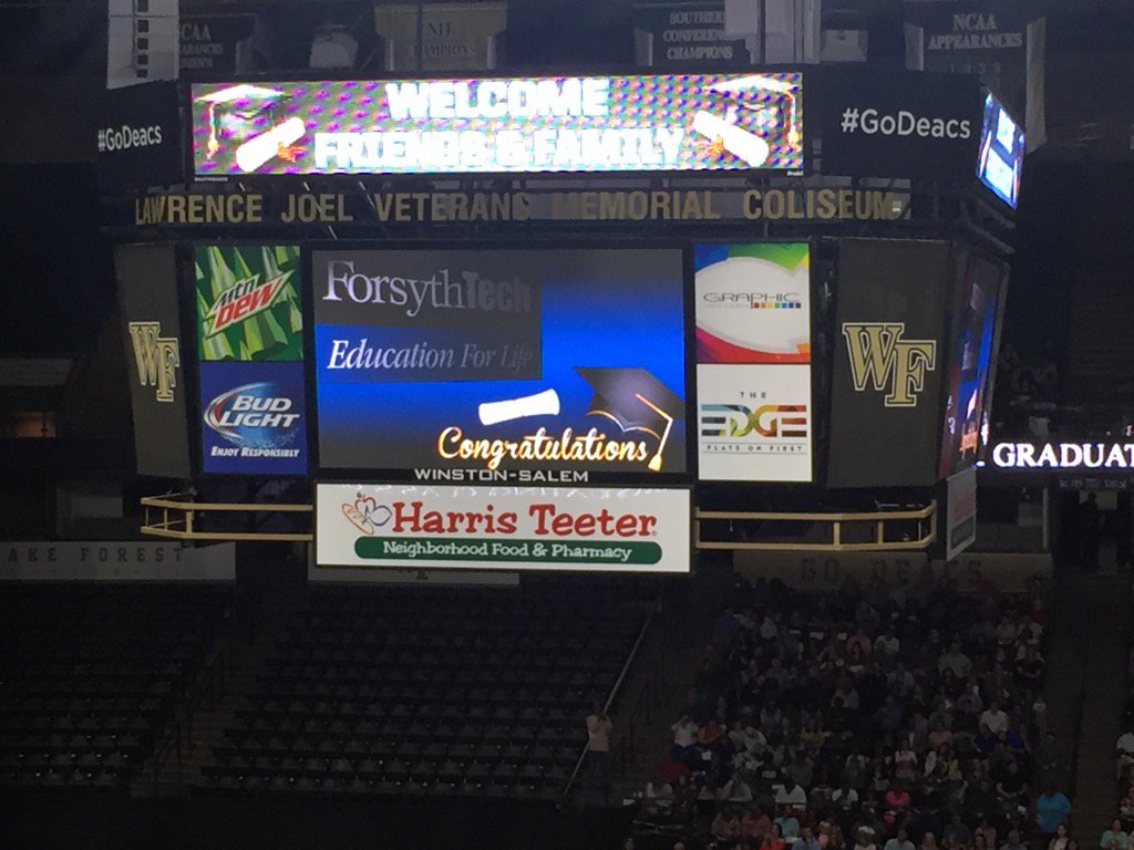 Principal_ECF's tweet photo. Congratulations ECF class of 2017 for Forsyth Tech graduates https://t.co/rWCr4F8Tcn