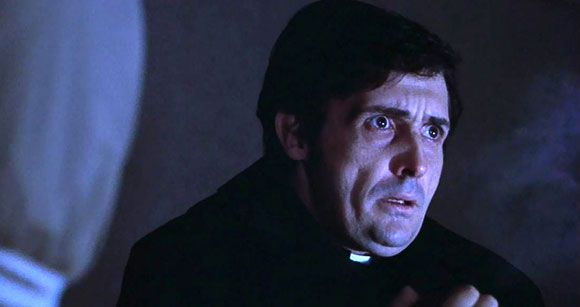 FilmFactual's tweet photo. #RandomFilmFact The vomit that hits Damien Karras was not supposed to. Explaining his genuine look of shock during a scene in The Exorcist https://t.co/hj8UAy8zAz