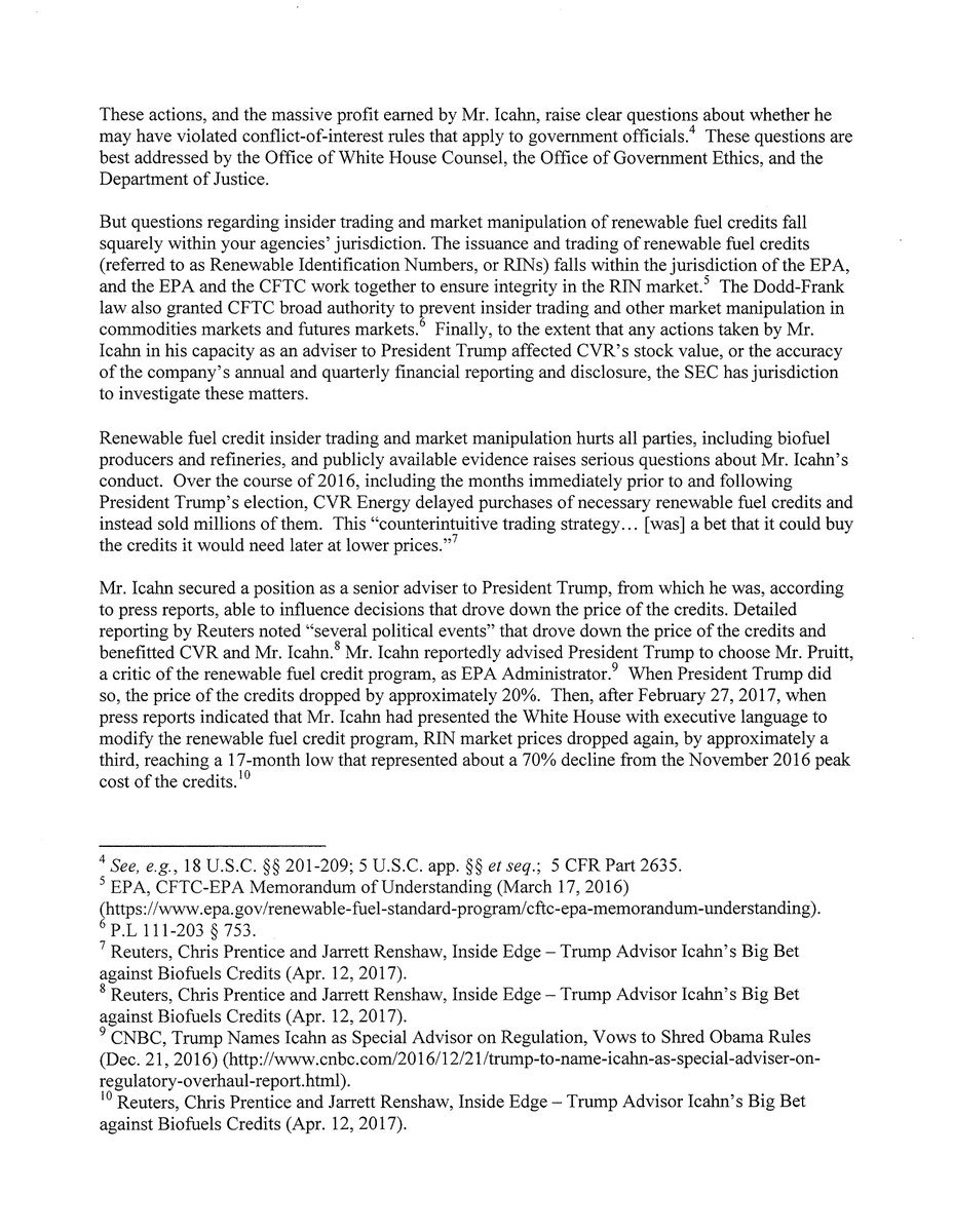 lightluna00's tweet photo. .@realDonaldTrump Today I urged the CFTC, SEC &amp; EPA to investigate Trump adviser... https://t.co/a1NF4vKUh5 by #we_dems via @c0nvey https://t.co/vTOysGxaUP