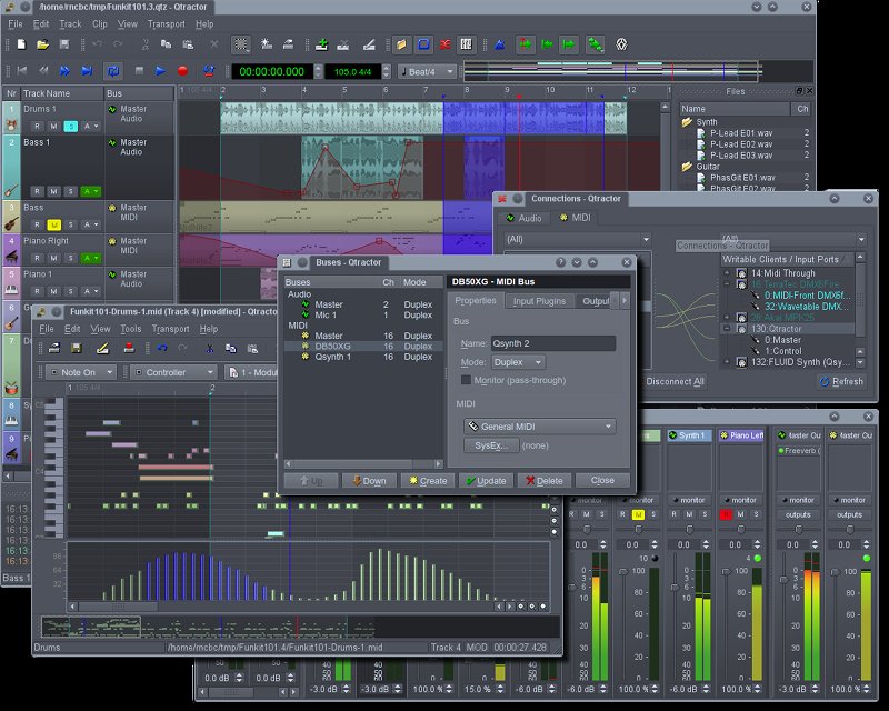 mariopljr's tweet image. #Qtractor: An audio/MIDI multi-track sequencer #free #software #Linux #audio qtractor.sourceforge.io