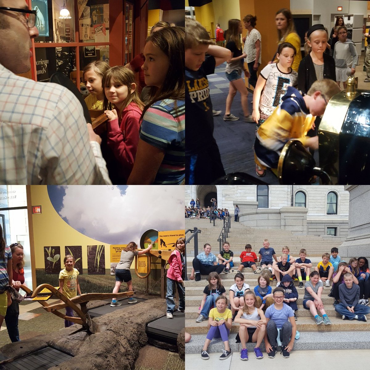 MN History Center and State Capitol was full of learning experiences and questions#WeArePLSAS