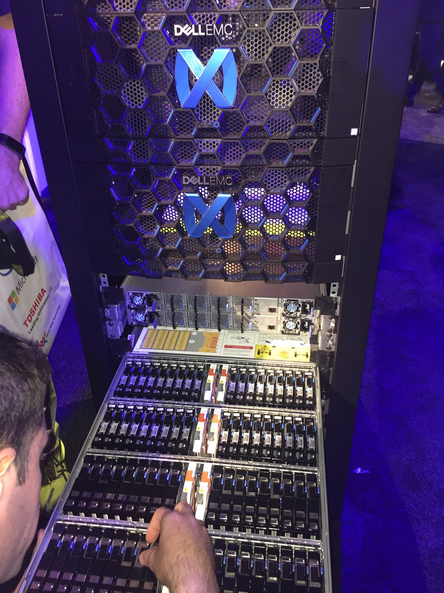 GladiatorVM's tweet photo. What a feeling to see my baby comes all the way since the start three years ago #XtremIO #GetModren X2 the Game changer @DellEMCMEA https://t.co/VlY9Q8Oaap