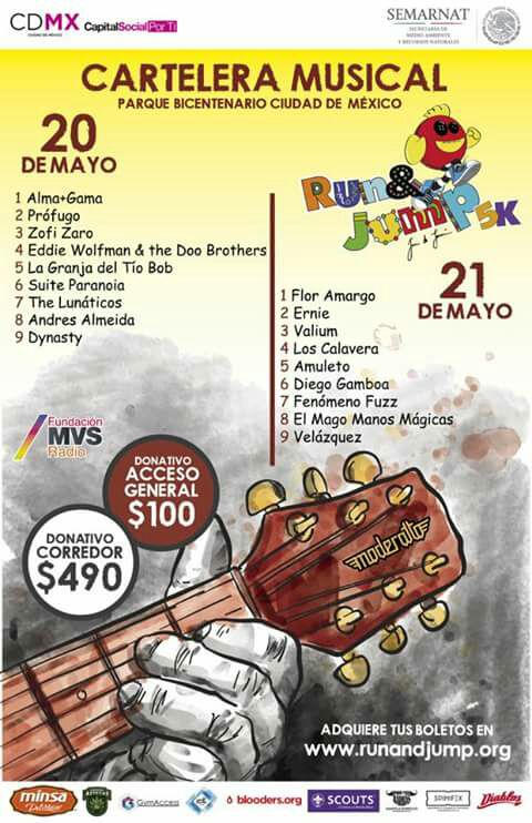 DGamboaOficial's tweet photo. Nos vemos este 21 de Mayo en CDMX  en la carrera  @RunandJumpMx de la Fundacion Chocho donde estare cantando y sumando a esta bonita causa. https://t.co/vJsgPJDtCt