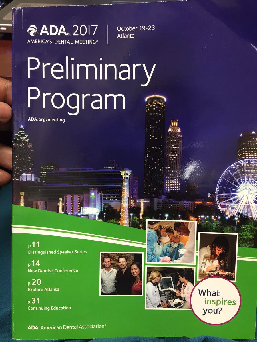 DrRicoShort's tweet photo. Honored to be speaking ADA 2017 โ America's Dental Meeting in ATL Oct 19-23
Register Today!
#RelaxDontExtract
#DrRicoShort
@AmerDentalAssn https://t.co/tw1F0rAL7h