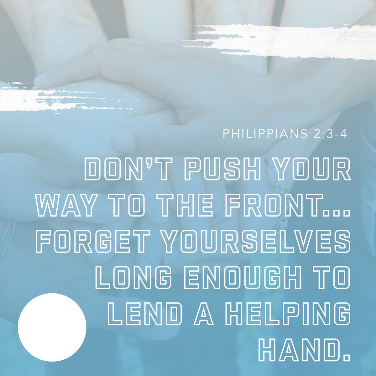 fellowshipsm's tweet photo. Today, let someone else go first. https://t.co/PdkvtNBNDN