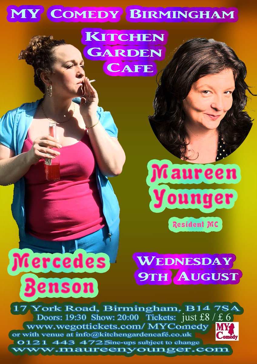 Headlining our August show will be the ever so classy <a href="/MercedesBenson/">Mercedes Benson</a>!