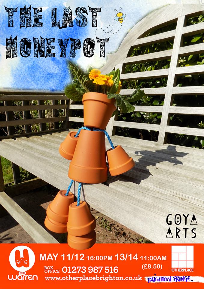 ArtsGoya's tweet photo. @saveourdeans Please help promote our #BrightonFringe show on saving the bees, the environment and the Hum family! #TheLastHoneypot https://t.co/lmGGJ3fjTn