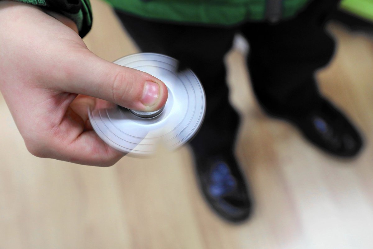 AOTAInc's tweet image. Some schools are banning fidget spinners, so @chicagotribune interviewed AOTA media experts about the popular toy. chicagotribune.com/news/local/bre…