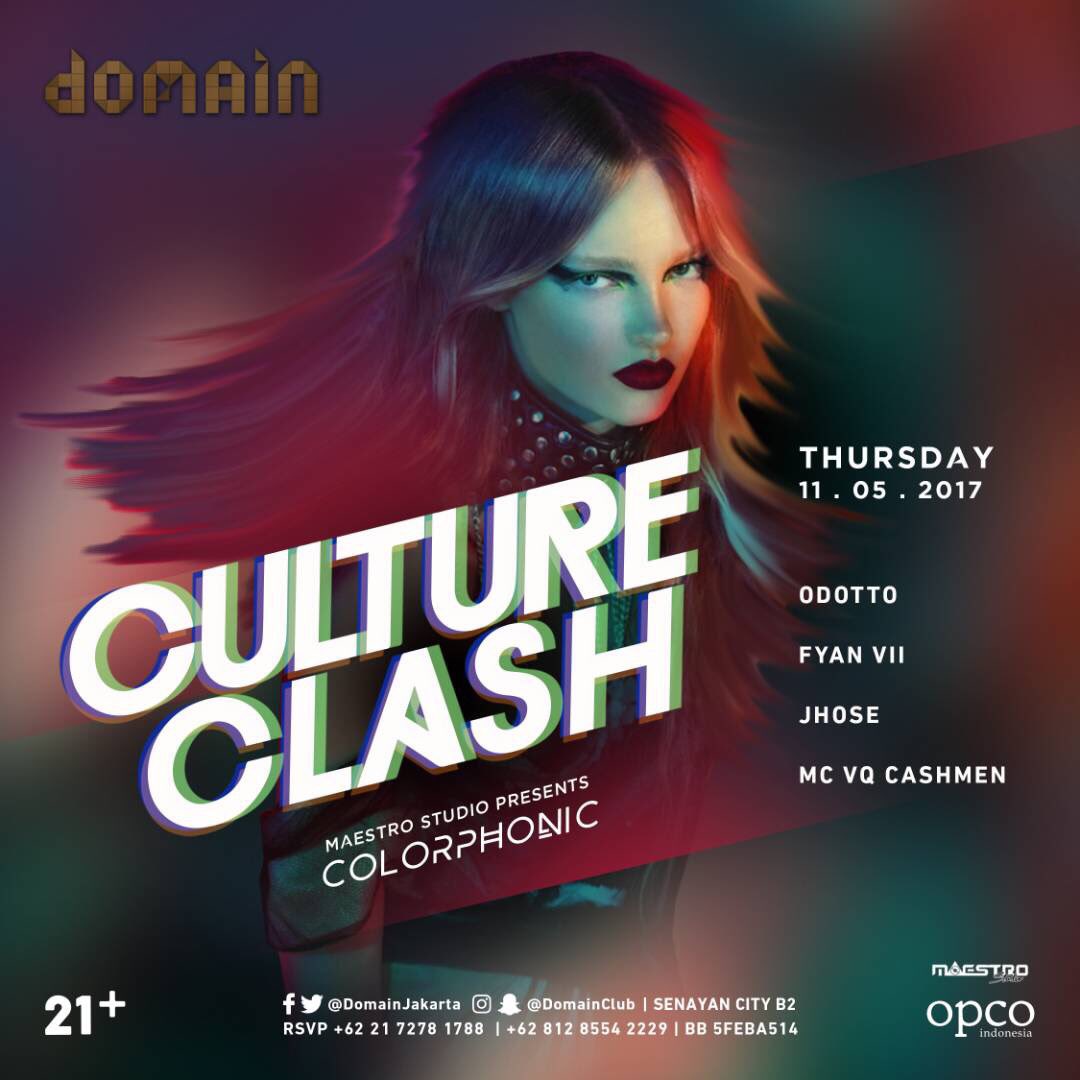 This Thursday 11 May 2017 "Colorphonic" <a href="/domainjakarta/">Domain Boutique Club</a> with DJ Jhose, DJ <a href="/DJ_odotto/">Erick OdoTTo</a> @fyan_vii MC <a href="/VQCASHMEN/">VQCASHMEN</a> | Dont miss it