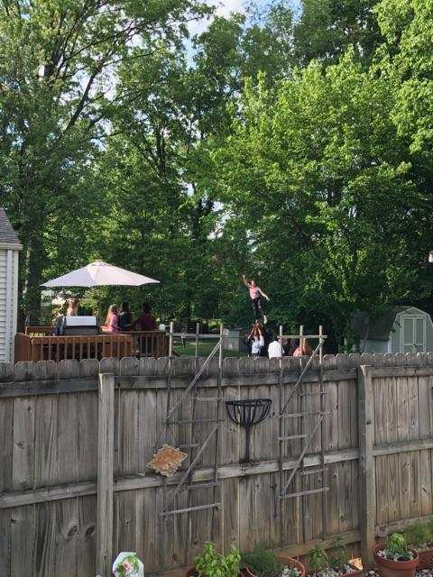 MooreHSCheer's tweet photo. When coach has 20 cheerleaders at her house, neighbors notice MHS CHEER BANQUET '17 #MOOREcheer #theneighborslovedus https://t.co/wiyjbNArgh