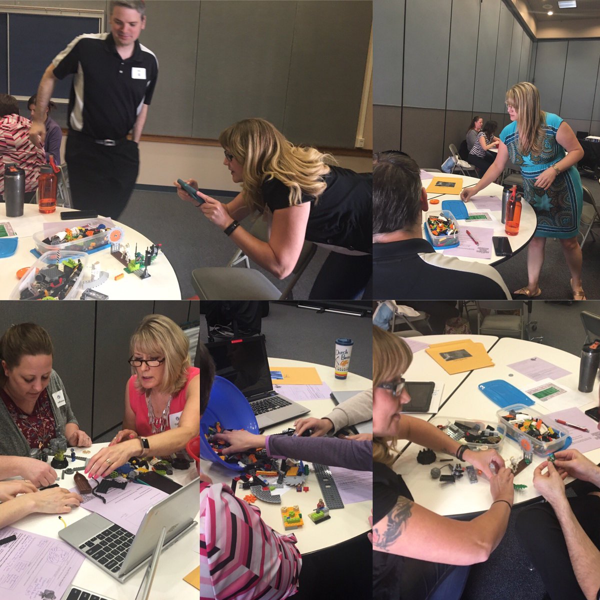 jillannski's tweet photo. What would happen if you asked teachers to make a metaphor for teaching using LEGOs? #idahocore #coreteacher https://t.co/TVcM9wnNKU