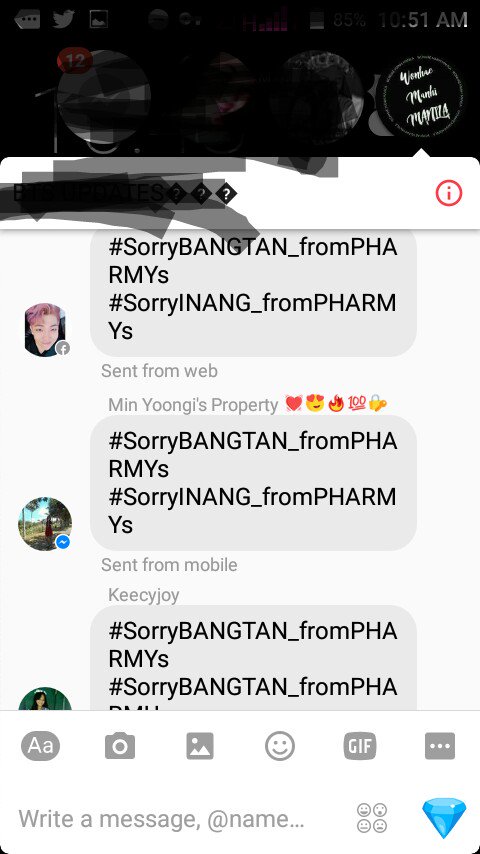 Water_melan's tweet photo. Mianhe @BTS_twt 

#SorryBTSfromPHarmys 
#SorryINANG_fromPHARMYs https://t.co/E7KCdnwiKj