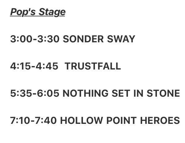 Pointfest hosted by <a href="/1057thePoint/">105.7 The Point</a> is THIS Saturday night. See <a href="/Korn/">Korn</a>, <a href="/breakingbenj/">Breaking Benjamin</a>, <a href="/alterbridge/">Alter Bridge</a> and us! We take the Pops Stage at 4:15. 🤘🏼🔥