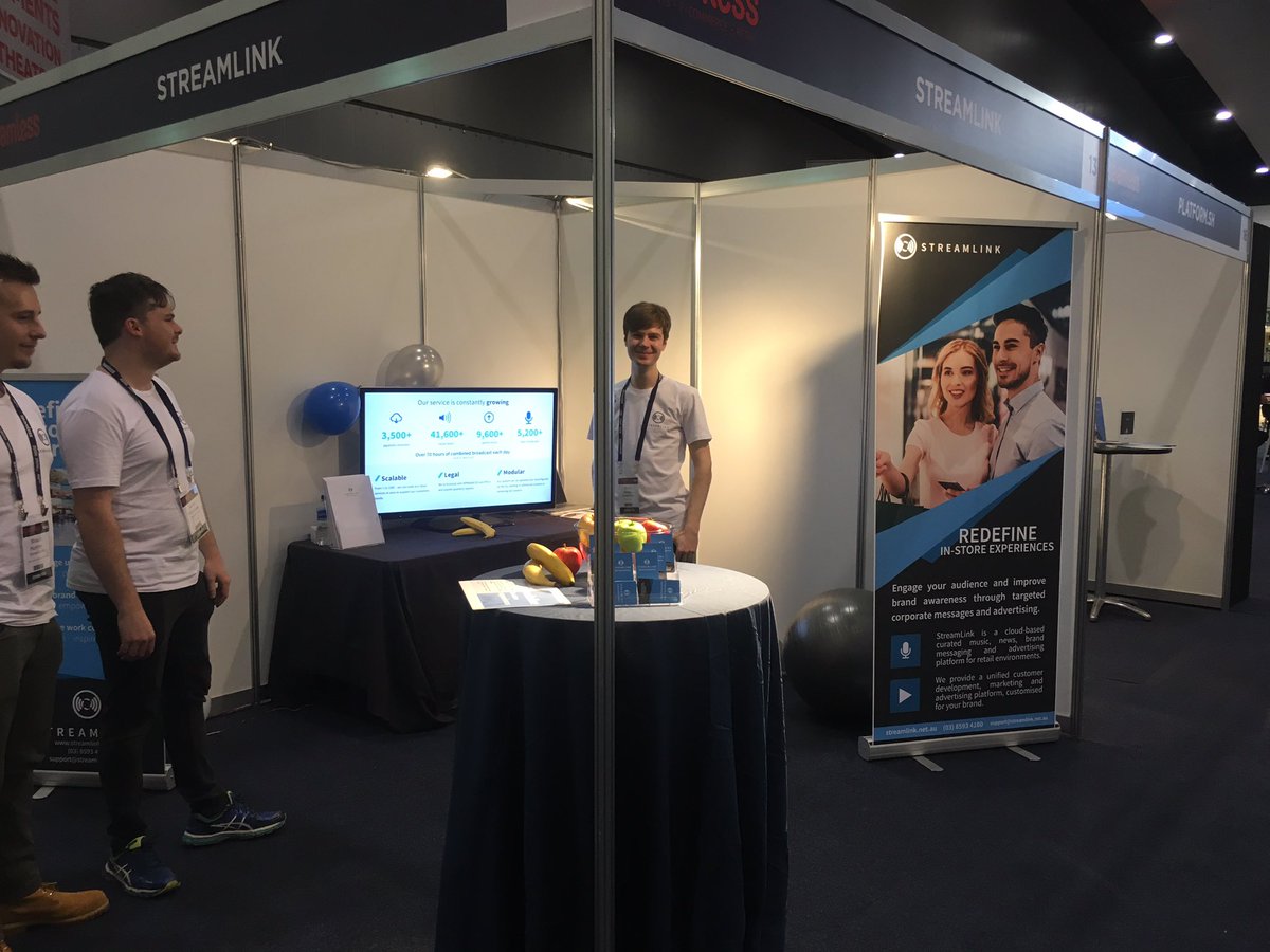 crowdink's tweet image. @StreamLinkAU showcasing at @SeamlessAU check them out at stall 13! #crowdink #seamlessau